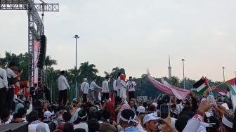 Anies Baswedan Hadiri Demo Besar-besaran Lawan Israel di Monas, Bacapres Lain Absen?