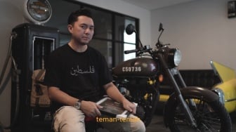 Motor Kesayangan Ananda Omesh Laku Dilelang Rp300 Juta, Seluruhnya Didonasikan untuk Palestina