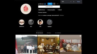 Prabowo Subianto Ganti Foto Profil Instagram Jadi Gambar Semangka