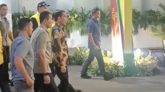 Hadiri HUT ke-59 Partai Golkar, Jokowi dan Prabowo Tiba Dalam Waktu Berdekatan