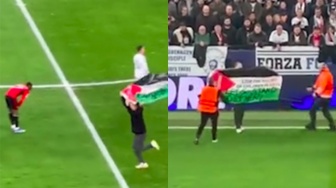 Bendera Palestina Berkibar di Duel Copenhagen Vs MU, Ini Bunyi Pesannya