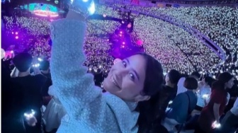 Nonton Konser Coldplay di Jepang, Prilly Latuconsina Diceramahi Netizen soal Palestina