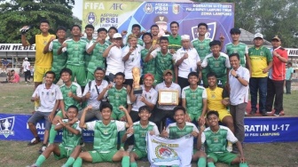 Kalahkan Kresna FC Metro, Persilamtim Lampung Timur Wakili Lampung di Piala Soeratin U-17