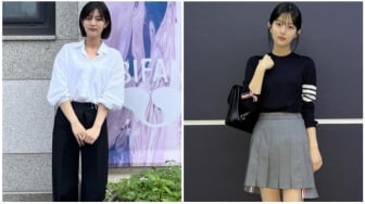 5 Outfit Kasual ala Shin Eun Soo, Cheong Ah di Drama Twinkling Watermelon