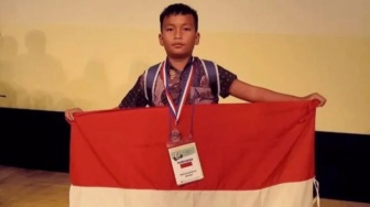 Sosok M Novan Alfaridzi, Bocah SD Anak Satpam Jadi Juara Lomba Sains di Korsel