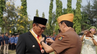 Wali Kota Cilegon Dapat Penghargaan dari Veteran di Hari Pahlawan