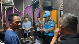 Razia Anggota Polri di Tempat Hiburan Malam Kota Kendari