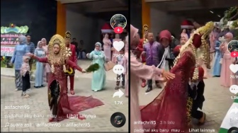 Kok Bisa? Pengantin di Banjar Kesurupan saat Resepsi Pernikahan