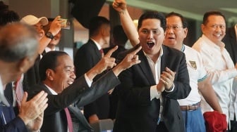 Momen Keseruan Jokowi, Presiden FIFA hingga Para Menteri Nonton Piala Dunia U-17