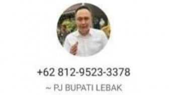 Warga Diminta Waspada Ada Modus Penipuan Sumbangan Catut Nama Pj Bupati Lebak Iwan Kurniawan