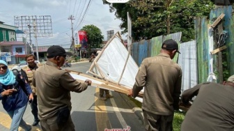 Sesuai Perwali, Jalan Protokol di Balikpapan Dilarang Dipasangi Algaka, Ketua KPU: Dalam Gang Boleh