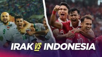 Intip Rekor Pertemuan Timnas Indonesia Lawan Irak, Skuat Garuda Dihantui Catatan Buruk