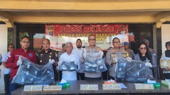 Polisi Gagalkan Peredaran 50 Kg Sabu dari Malaysia, Kurir Ngaku Diupah Rp 10 Juta Per Kilogram