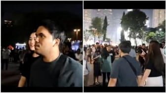 Thariq Halilintar Ajak Aaliyah Massaid Nonton Konser Coldplay, Netizen: Bajunya Couple