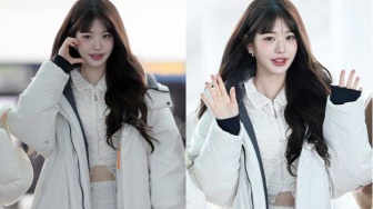 Fans Khawatir, Wonyoung IVE Pakai Outfit Ini di Bandara saat Cuaca Dingin