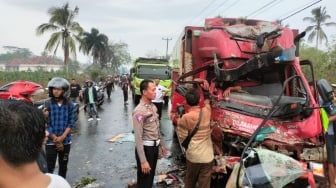 Bus Brimob Terlibat Kecelakaan Beruntun di Lampung Timur, Satu Orang Meninggal Dunia