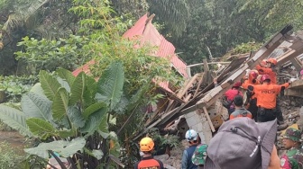 Longsor di Batutulis Bogor, Petugas Langsung Alihkan Arus Lalin