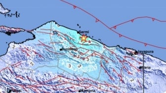 Jumat Pagi, Gempa Bumi Bermagnitudo 5.2 Guncang Papua