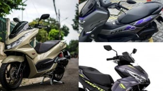 Perbandingan Harga Motor PCX, Aerox, dan Nmax 2023, Lebih Worth It yang Mana?