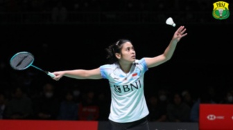 Keren! Gregoria Mariska Tunjung Libas Chen Yu Fei dalam Japan Masters 2023