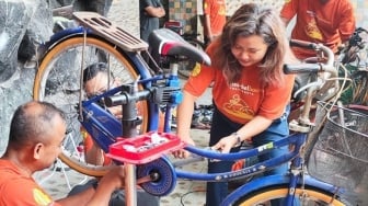 Swiss-Belboutique Yogyakarta Berbagi KeBIKEan ke Panti Asuhan Darun Najah