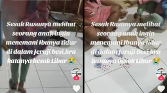 Bikin Haru, Anak Ini Pengin Tidur di Penjara Temani Ibunya saat Libur Sekolah