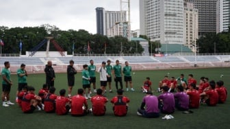 Akan Hadapi Filipina di Rumput Sintetis, Shin Tae Yong Fokuskan Latihan Adaptasi