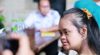 Anak Dengan Down Syndrome Azizah Nurul Sabrina Wakil Makassar Pada Liga Talent Indonesia