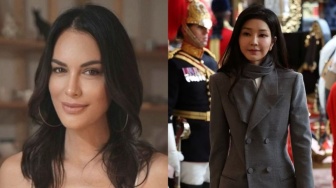 Trending, Adu Gaya Sophia Latjuba vs Ibu Negara Korsel: Kim Keon Hee Kebanting?