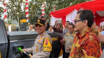 Pertamina Resmikan Stasiun Pengisian BBM Presisi Polda Sumbar