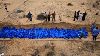 Para Penggali Kubur di Gaza Berjuang Hadapi Lonjakan Korban Perang hingga Nyaris Kehabisan Ruang Pemakaman