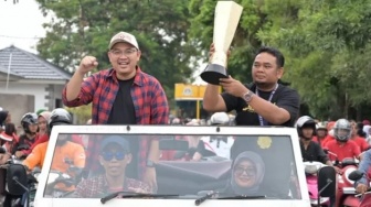 Perkesit Juara Liga 3, Pemain Langsung Diarak Keliling Cianjur