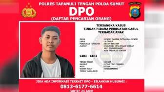 Polres Tapteng Terbitkan DPO Pria Cabuli-Sodomi 30 Bocah Laki-laki