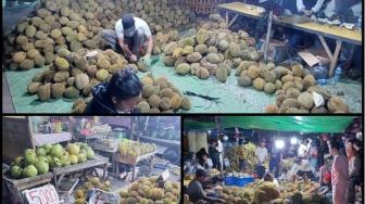 Ketika Durian Tak Ada Harga Dirinya di Pasar Ketapang