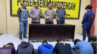 Sok-sokan Hendak Tawuran di Jagalan Semarang, 12 Remaja Gangster 'Ruwet' Ini Berakhir Apes