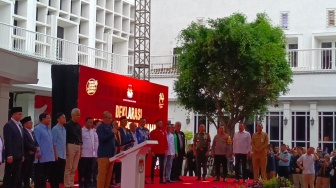 Jelang Kick-off, Tiga Pasangan Capres-cawapres Deklarasi Kampanye Damai Pemilu 2024