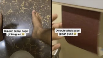 Momen Pria Ini Dapatkan Tisu di Toilet Umum, Bentuknya Bikin Ngakak