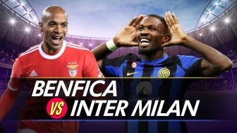 Prediksi Benfica vs Inter Milan di Liga Champions: Head to Head, Susunan Pemain dan Link Nonton