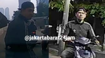 Ngamuk-ngamuk saat Lawan Arah, Begini Tampang Pemotor Arogan yang Rusak Spion Mobil di Kebon Jeruk