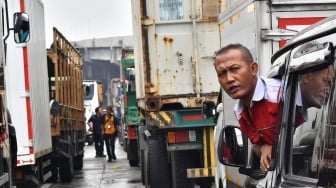 Imbas Aksi Buruh, Kawasan Bekasi Macet Total