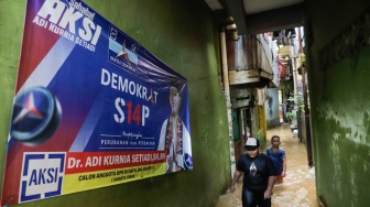 Terkena Luapan Kali Ciliwung, Pemukiman Kebon Pala Terendam Banjir