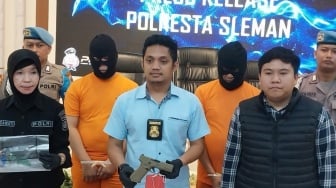 Penganiayaan Gunakan Airsoft Gun, Dua Orang di Sleman Dicokok Polisi