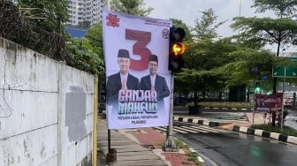 Baliho Ganjar-Mahfud Menghilang di Banten, PDIP Tuding Ada Pihak yang Sangat Khawatir