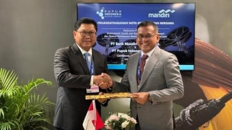 Pupuk Indonesia Tandatangani Kerjasama Pembiayaan Hijau Bersama Bank Mandiri