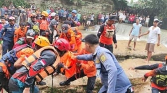 Main Dipinggir Kali, Bocah Ditemukan Tewas Tenggelam di Kali Cieampea Bogor