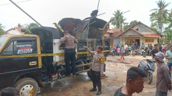 Terjebak Api di Bak Truk, Tukang Las di Batanghari Lampung Timur Tewas Terpanggang