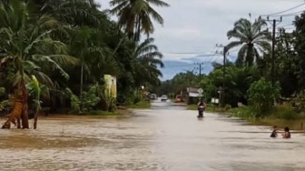 Tujuh Daerah di Riau Dikepung Banjir, 4 Minta Dikirim Bantuan Logistik