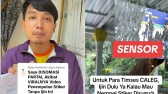 Profil Agos Gemoy, Tiktoker Copot Stiker Caleg Nempel Tanpa Izin di Rumah Sendiri, Malah Kena Somasi