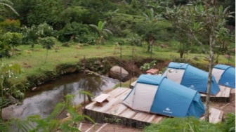 Kunjungi Gede Riverside Camp, Rasakan Sensasi Camping di Tepian Sungai