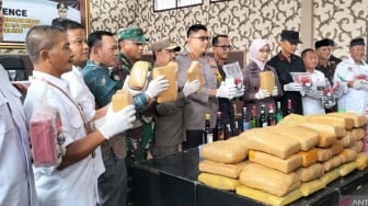 3 Bulan Terakhir, Polres Lampung Selatan Ungkap Kasus Narkoba Senilai Rp 40 Miliar